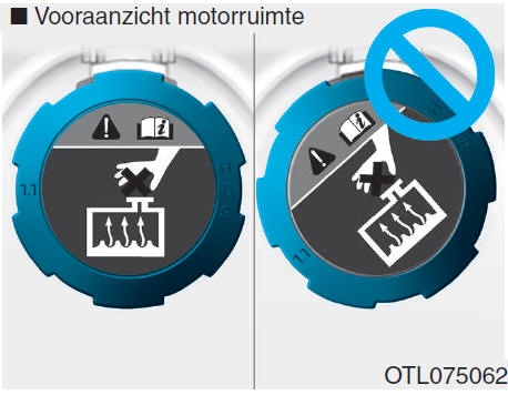 Koelvloeistofpeil controleren