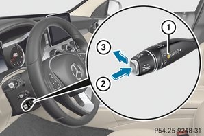 DISTRONIC automatische afstandsregeling uitschakelen 