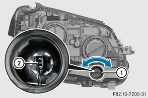 Lichtbronnen aan voorzijde vervangen (auto's met halogeenkoplampen) 