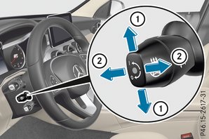 Stuurwiel elektrisch instellen 