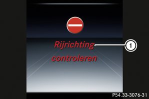 Inrijverbod (waarschuwing voor verkeerd rijden) 