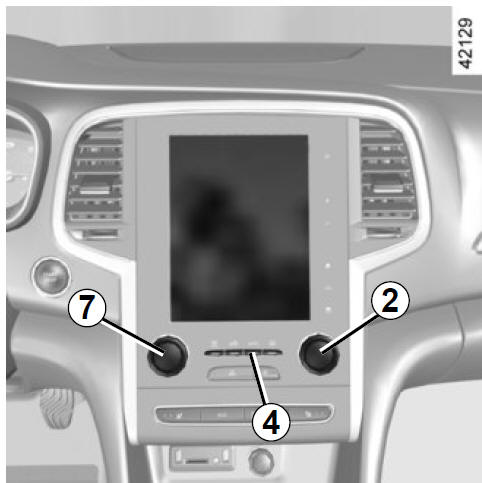 AUTOMATISCHE AIRCONDITIONING: Knoppen A (2/5)