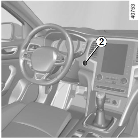 De motor starten en stoppen: auto met sleutel/afstandsbediening