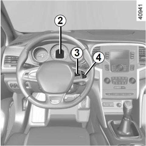 Menu voor het personaliseren van de auto-instellingen