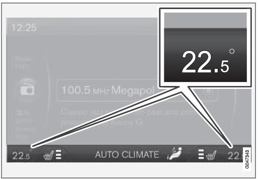 Temperatuurregeling passagiersruimte 